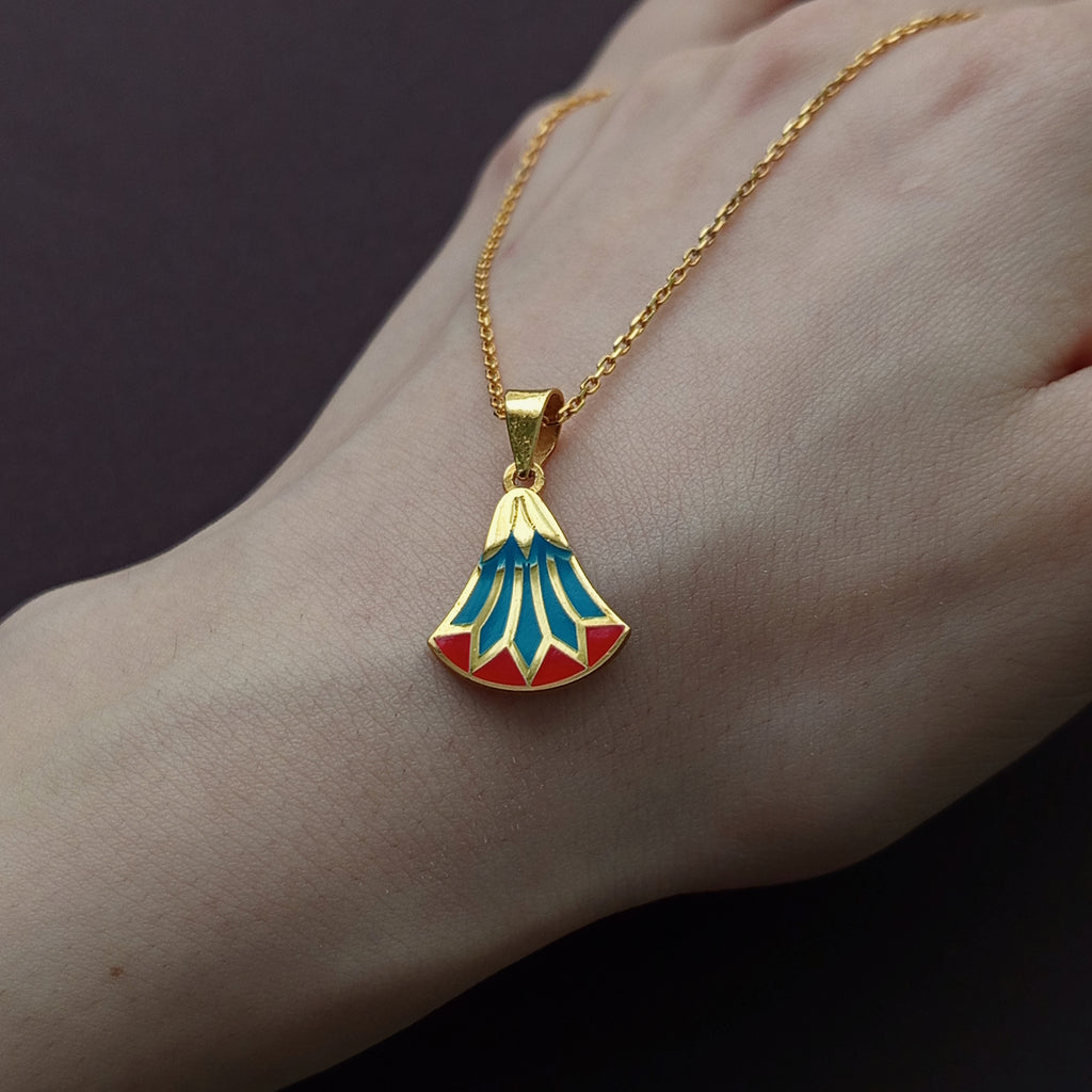 Egyptian Enamel Necklace