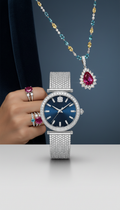 Luxury Platinum Diamond Watch