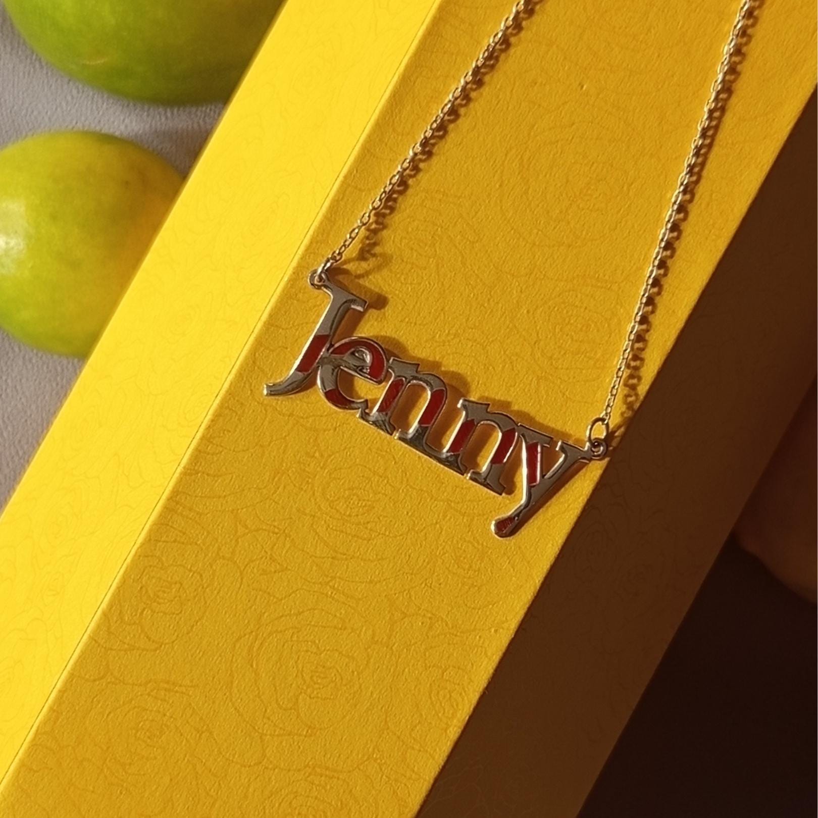 Personalized Name Necklace – Sterling Silver Custom Jewelry
