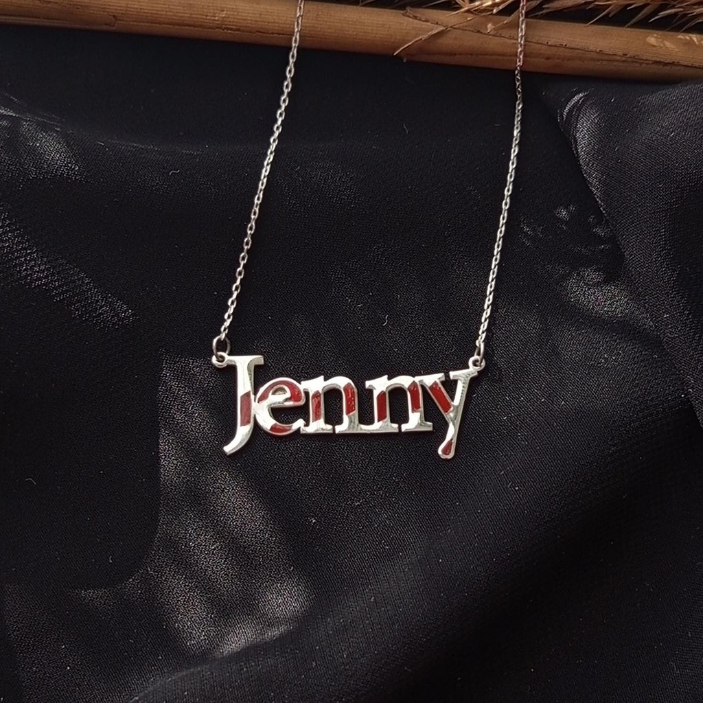 Personalized Name Necklace – Sterling Silver Custom Jewelry