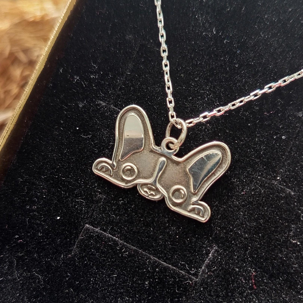 French Bulldog Peek Necklace – Dog Lover Gift