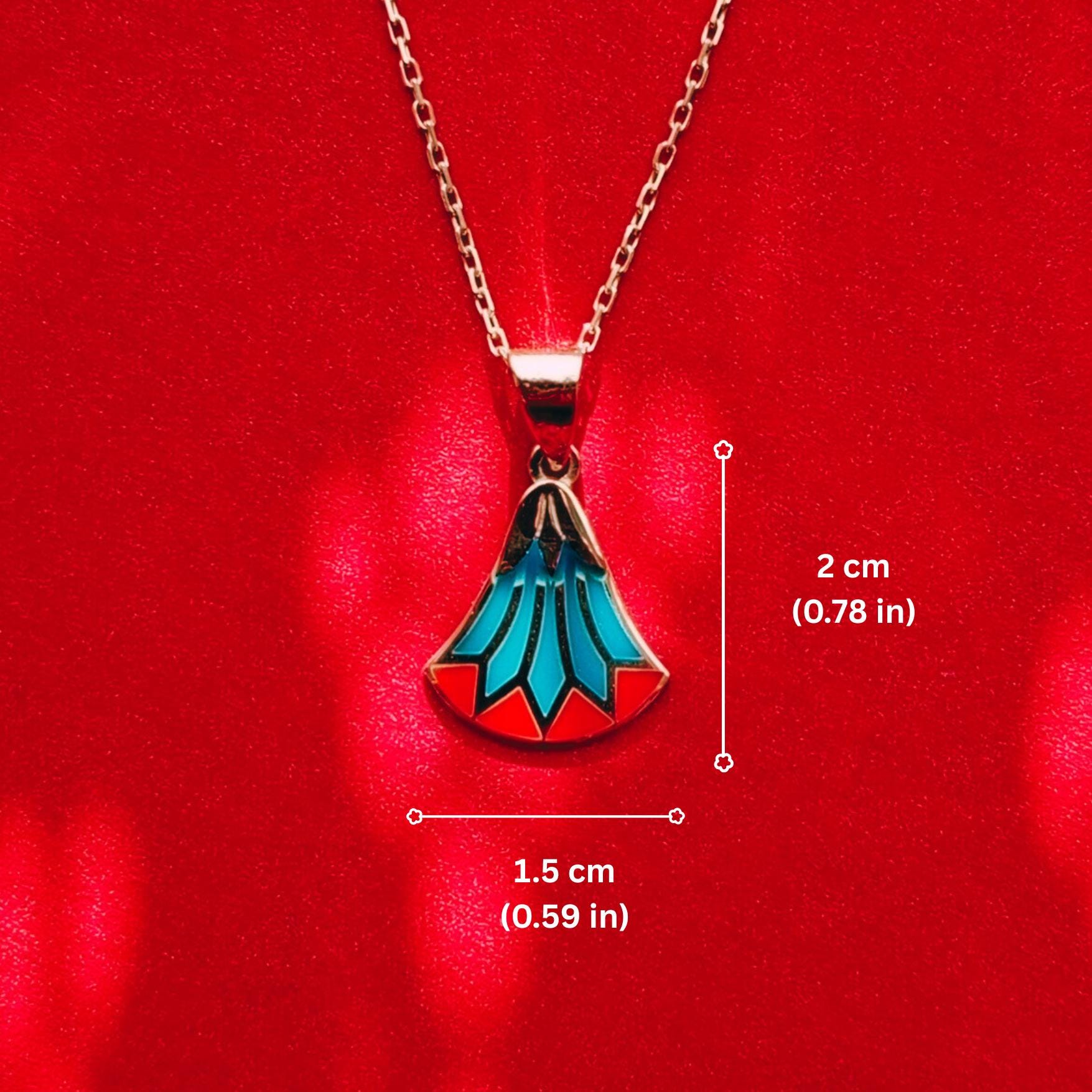 Egyptian Enamel Necklace