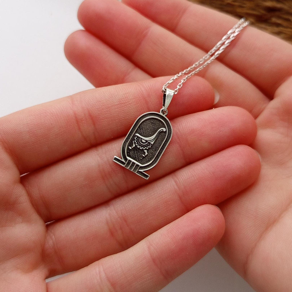 Vintage Ancient Egyptian Symbol Pendant – 925 Sterling Silver