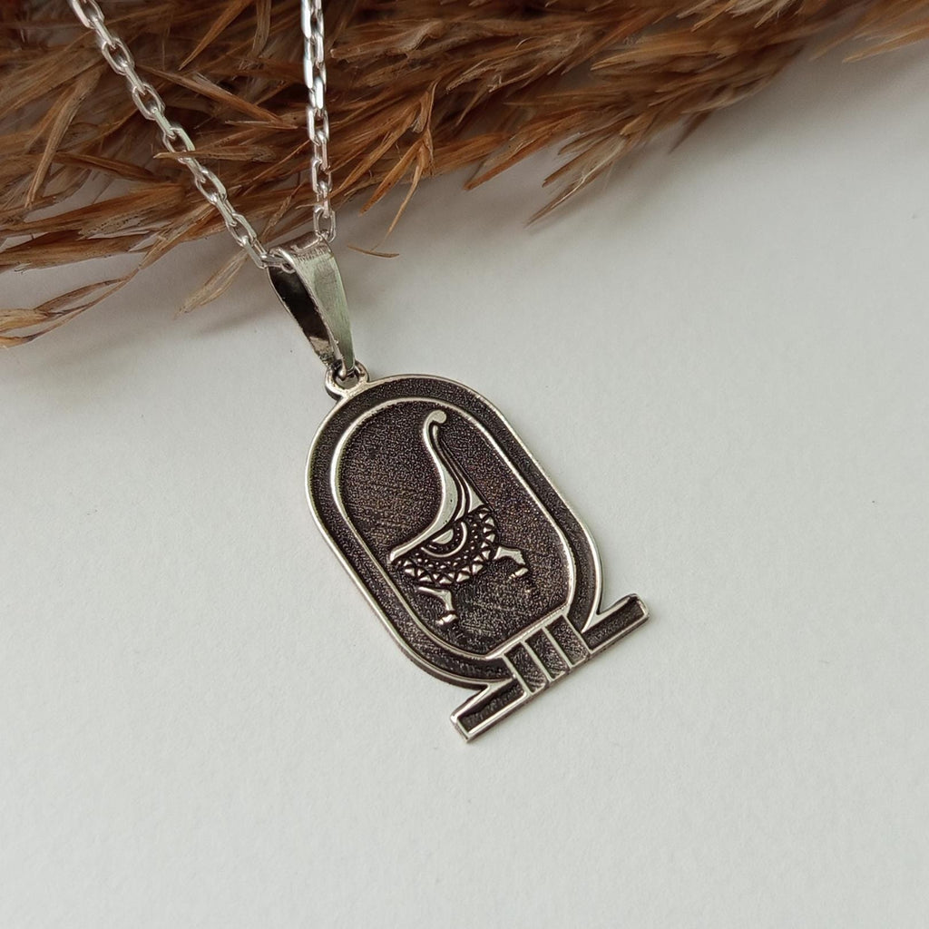 Vintage Ancient Egyptian Symbol Pendant – 925 Sterling Silver
