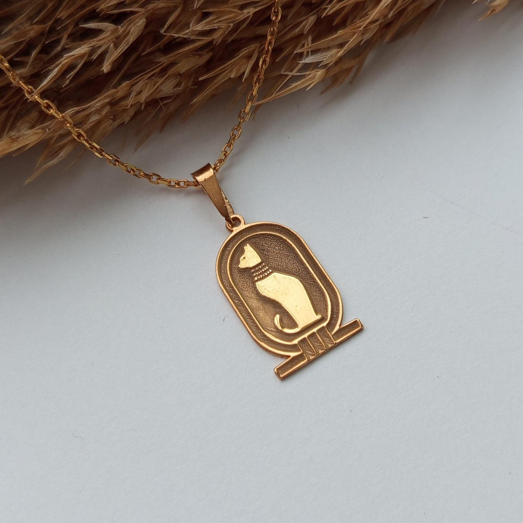 Ancient Egyptian Cat Necklace
