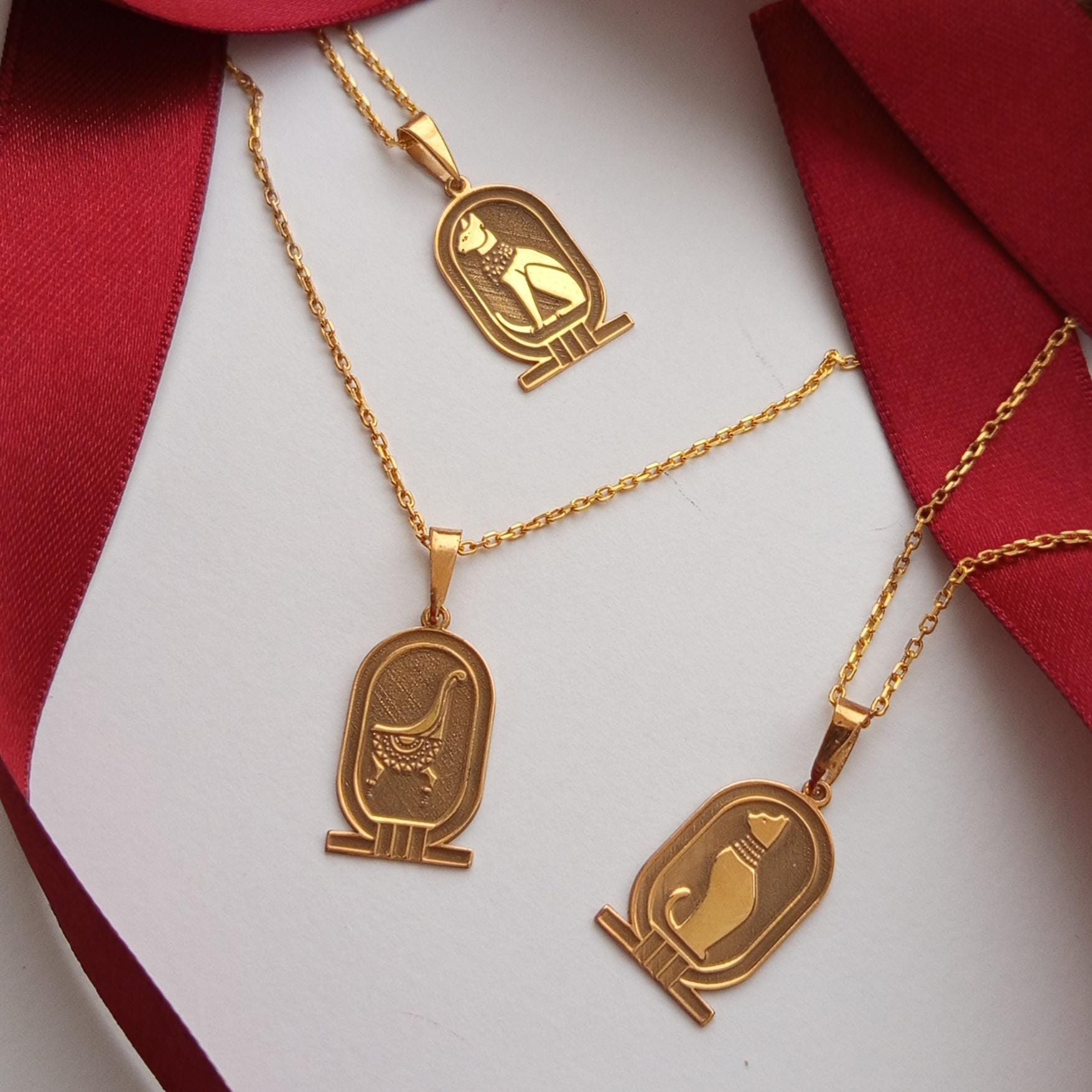 Ancient Egyptian Cat Necklace