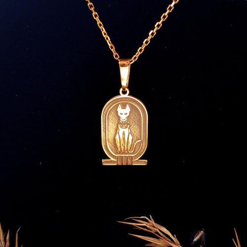 Ancient Egyptian Cat Necklace