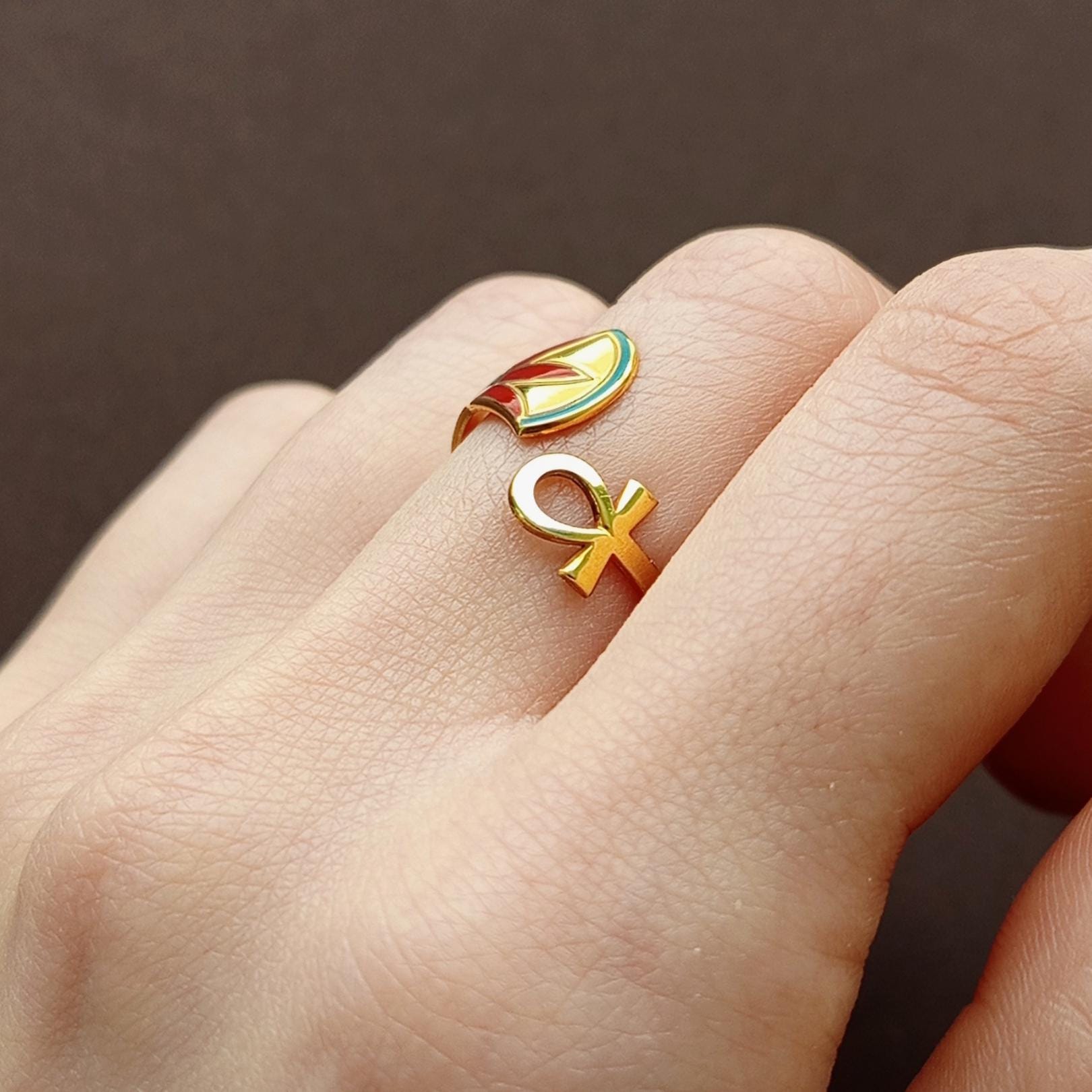 Ancient Egyptian Ankh Ring