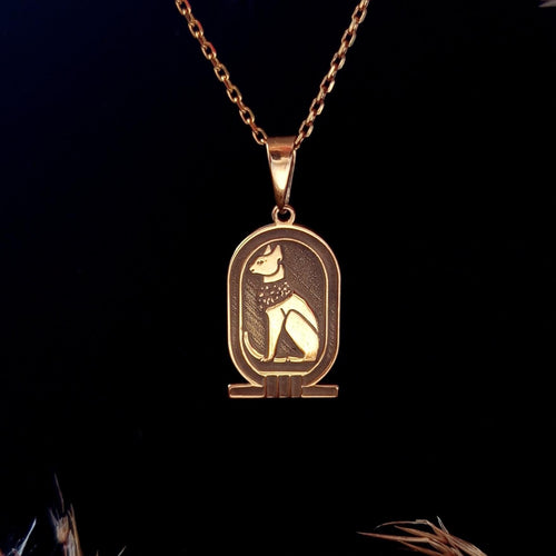 Ancient Egyptian Cat Necklace