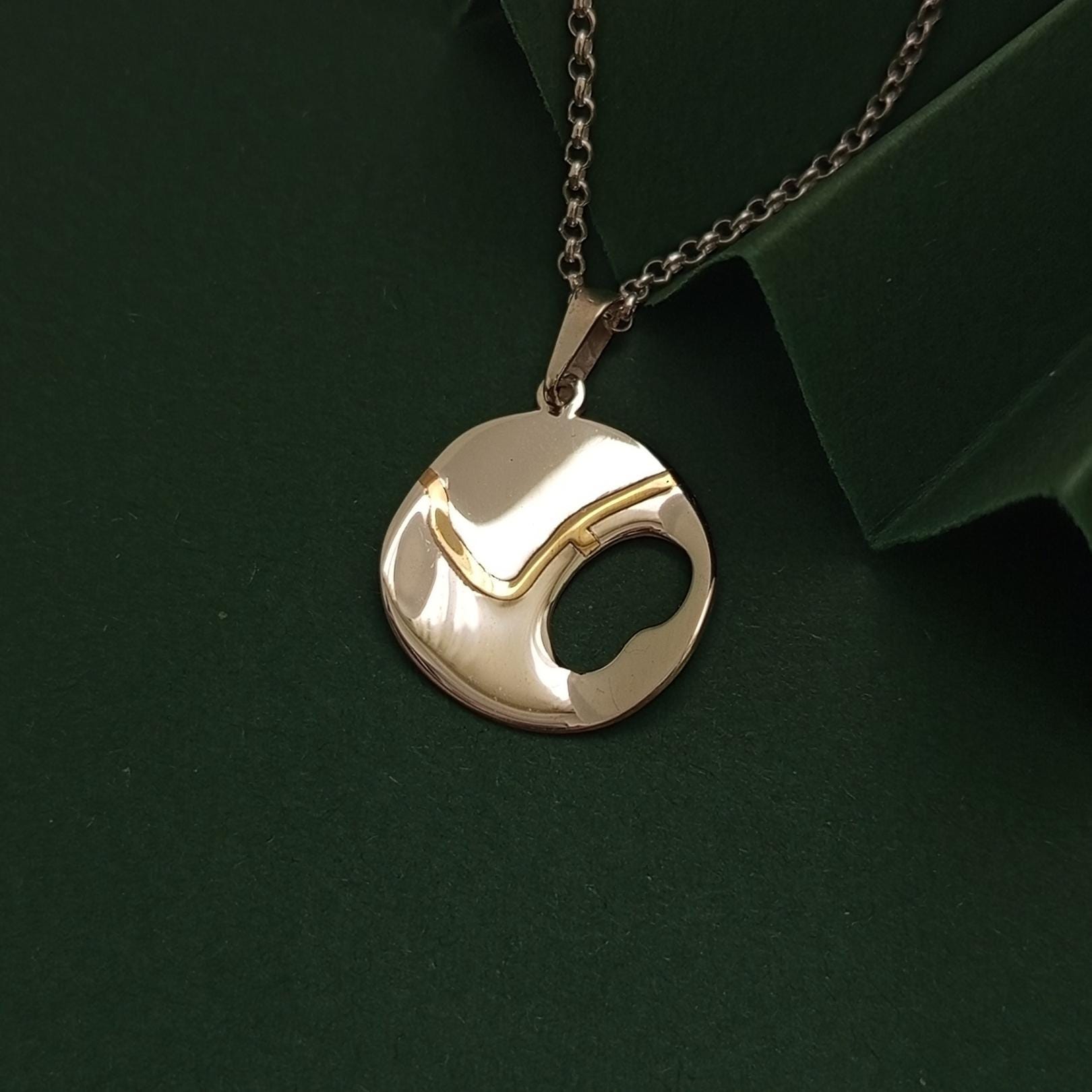 Kintsugi Crescent Moon Necklace