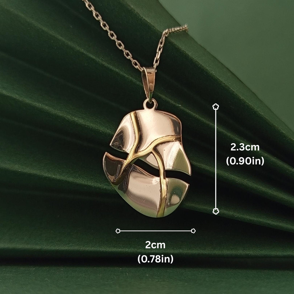 Kintsugi Broken Heart Necklace