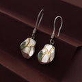 Kintsugi Earrings – Sterling Silver & Gold Inspired Dangle Earrings, Minimalist Healing Jewelry, Gift for Her