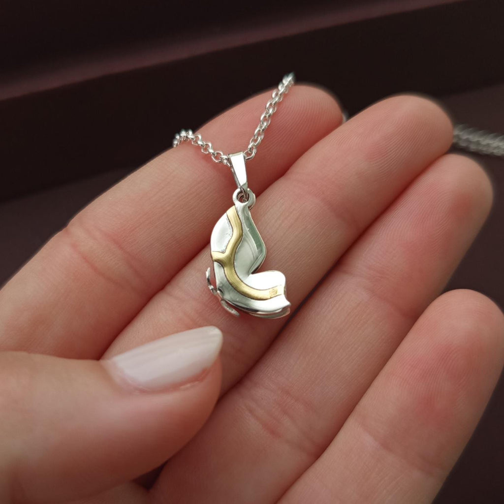 Kintsugi Butterfly Necklace