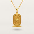 Gold Vintage Ancient Egyptian Symbol Pendant – 925 Sterling Silver gold plated