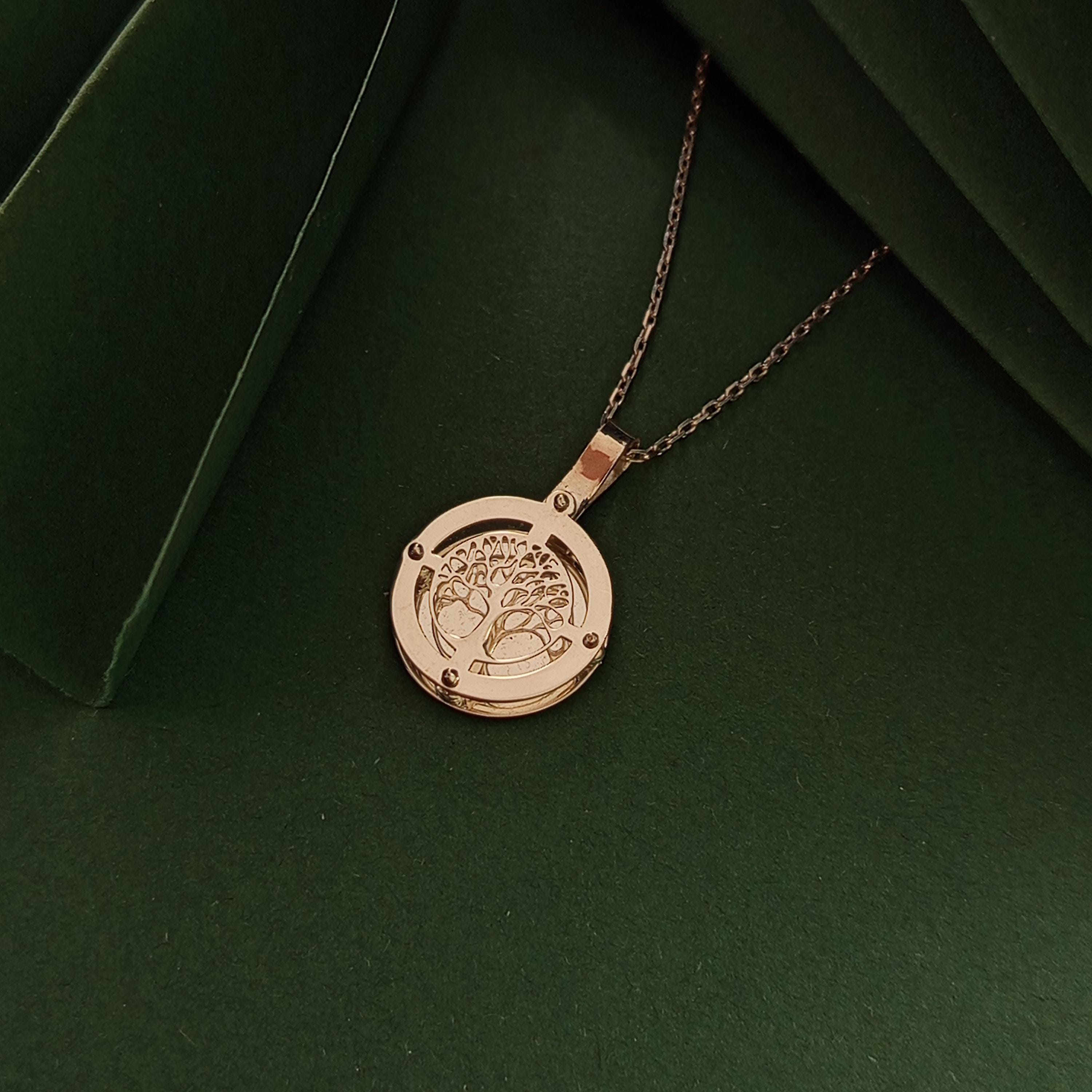 Tree of Life Necklace, Sterling Silver Nature Pendant, Meaningful Gift for Her