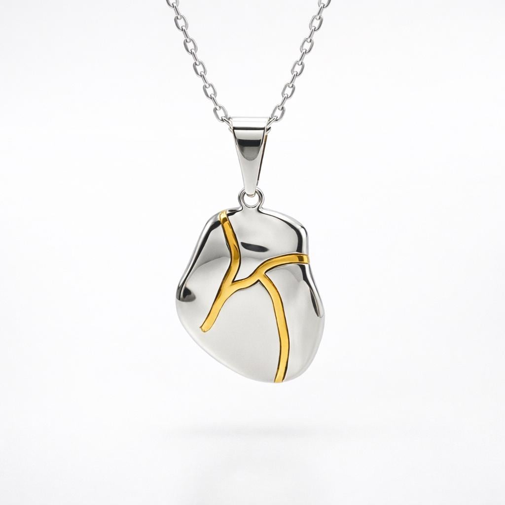 Kintsugi Heart Necklace