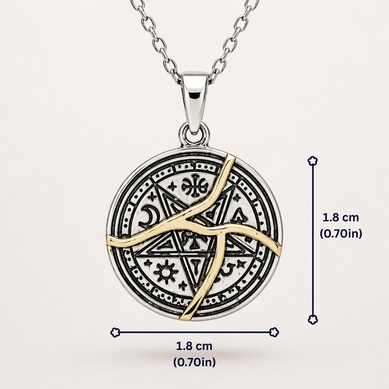 Angel Necklace – Sterling Sliver Witchy, Talisman, Gothic Necklace (4 Designs)
