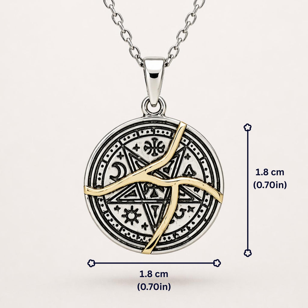 Pentagram Necklace – Sterling Sliver Witchy, Gothic Necklace (4 Designs)