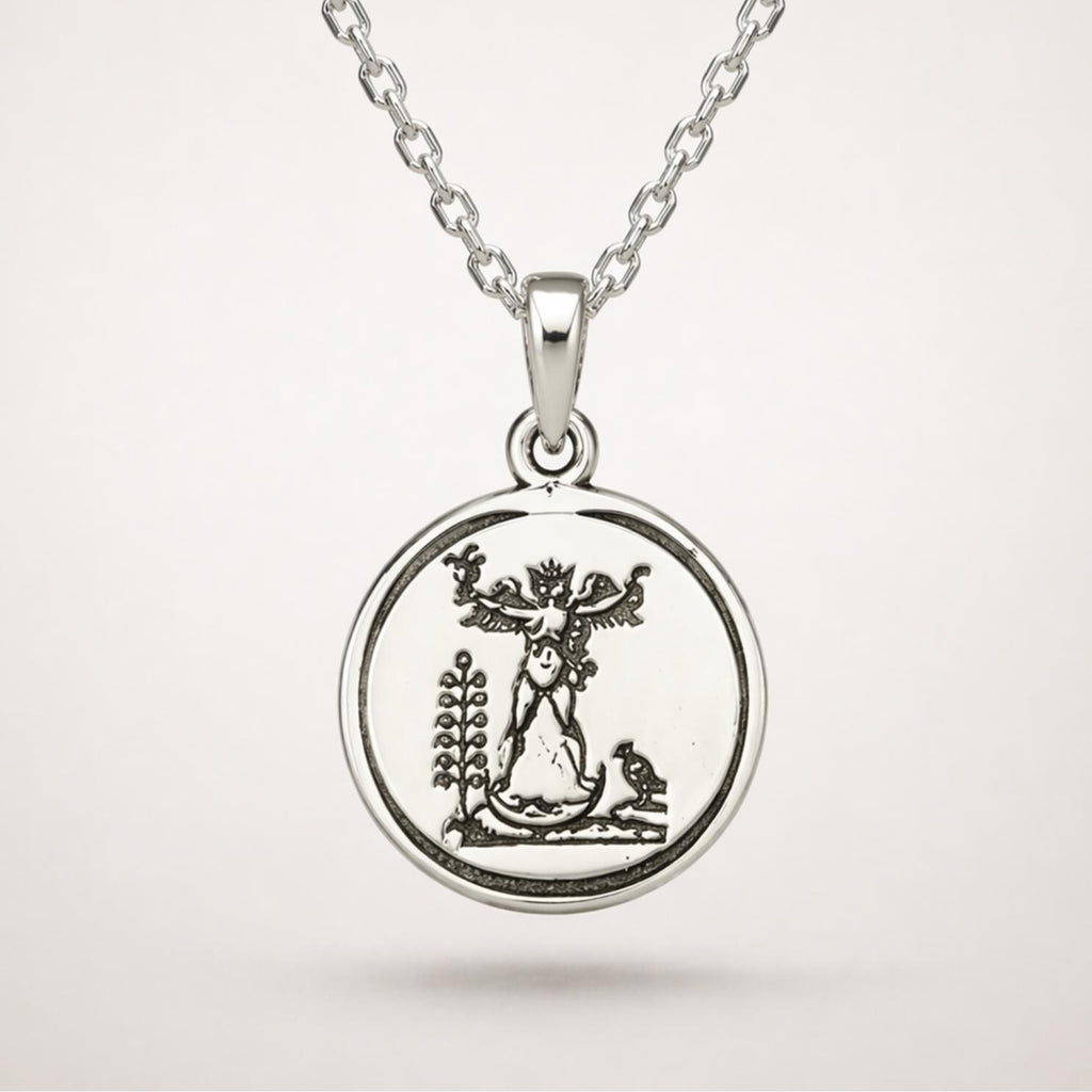 Angel Necklace – Sterling Sliver Witchy, Talisman, Gothic Necklace (4 Designs)
