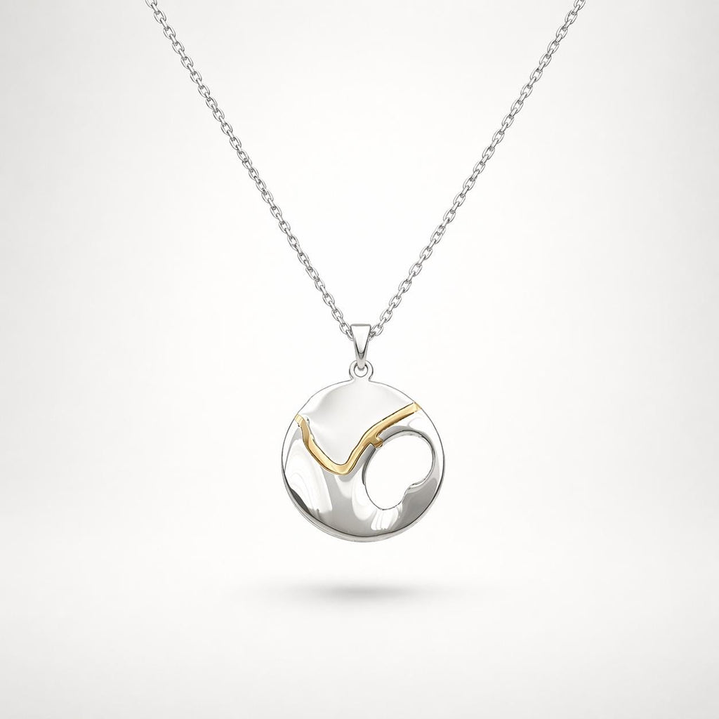 Kintsugi Crescent Moon Necklace