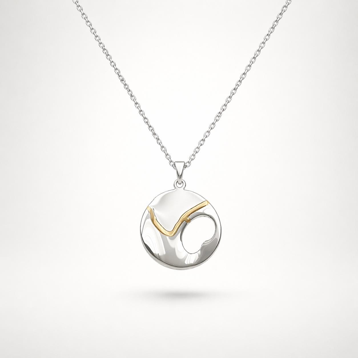 Kintsugi Crescent Moon Necklace