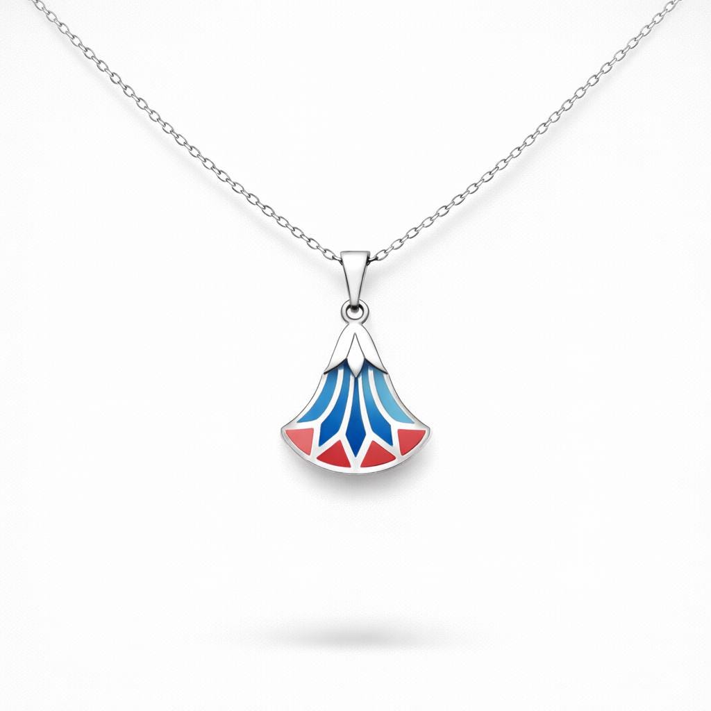 Egyptian Enamel Necklace