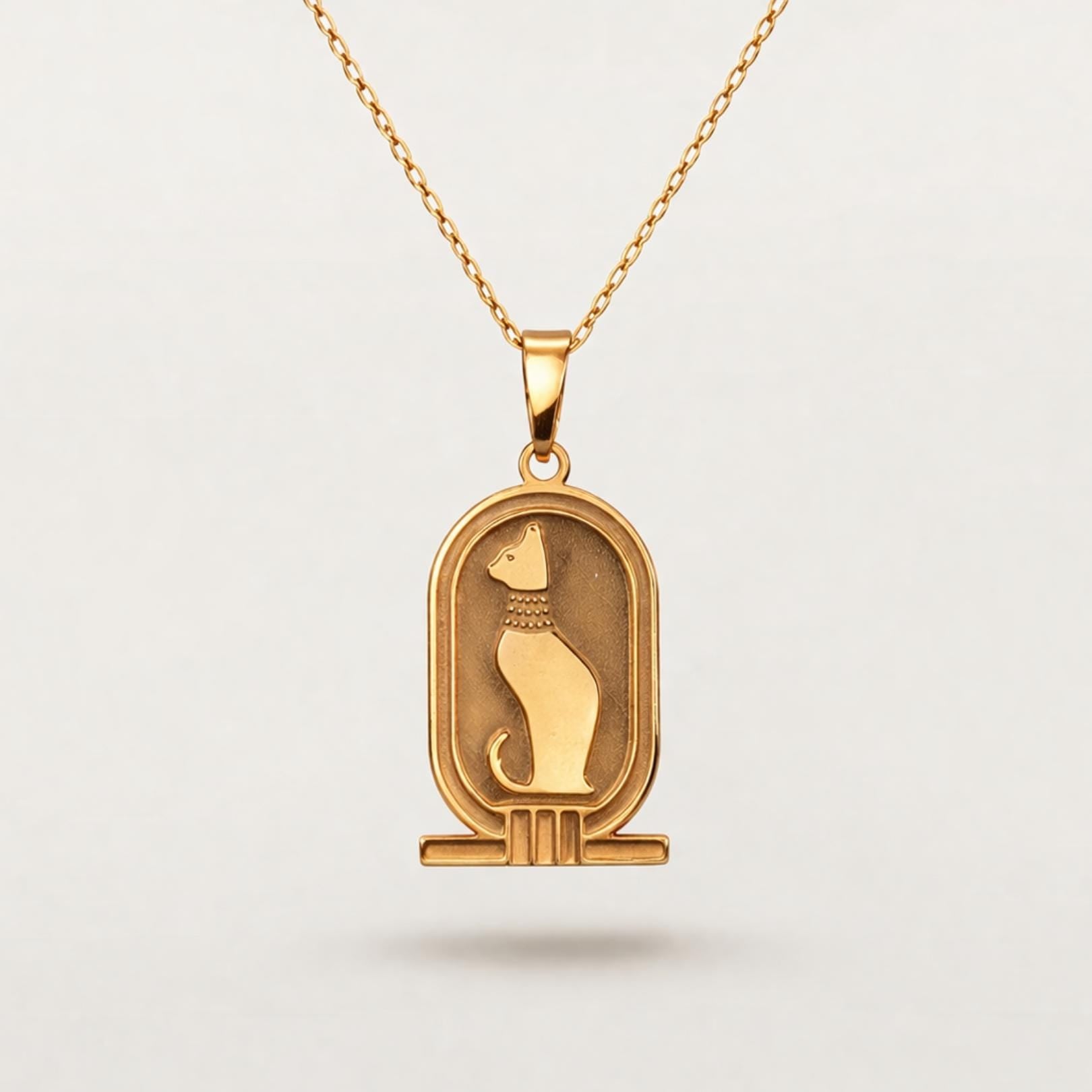 Ancient Egyptian Cat Necklace