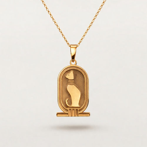 Ancient Egyptian Cat Necklace