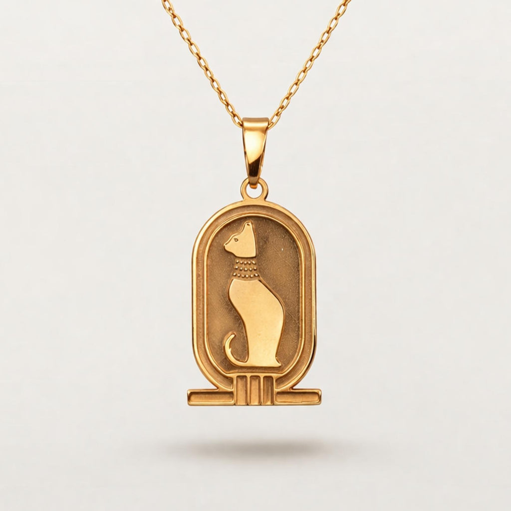 Ancient Egyptian Cat Necklace