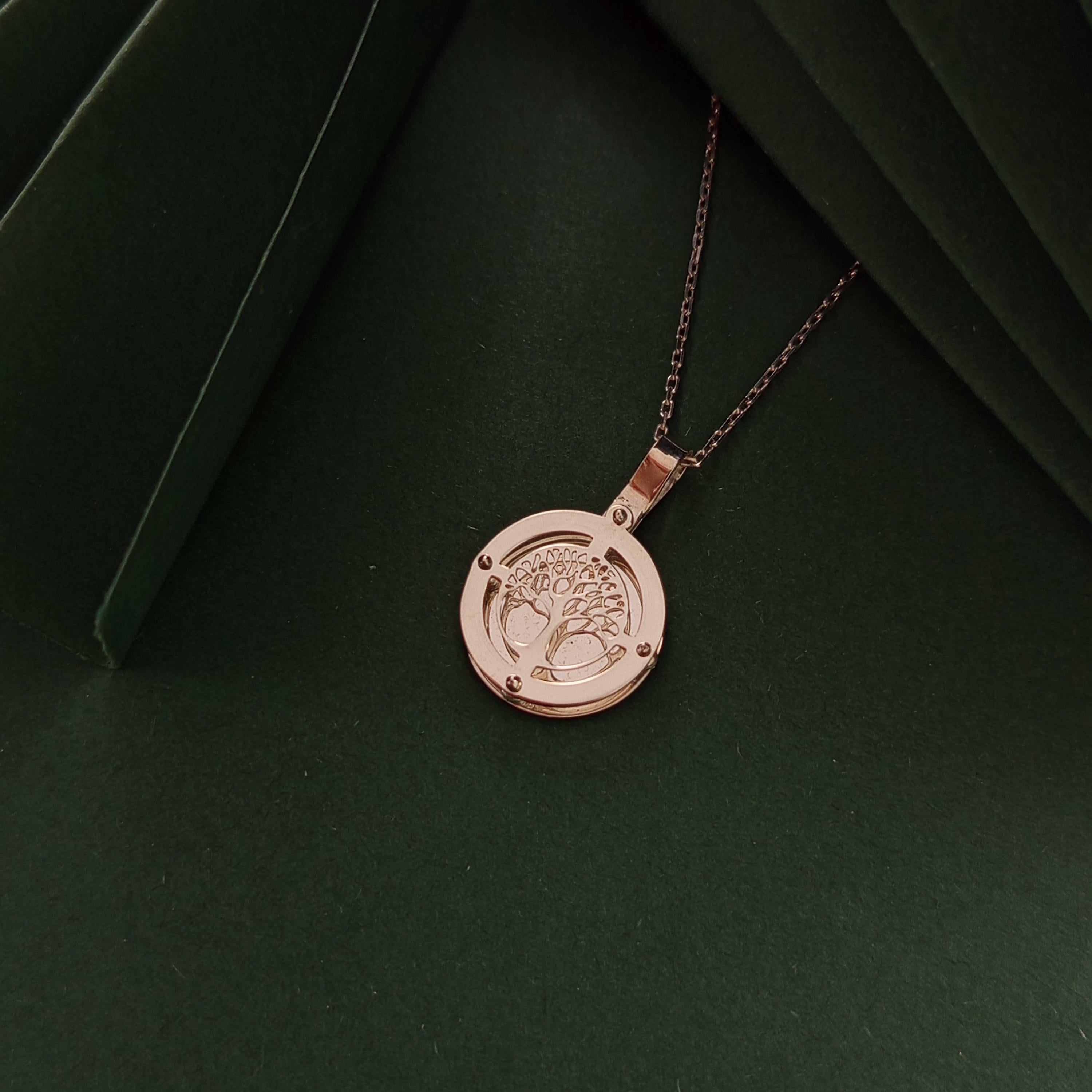 Tree of Life Necklace, Sterling Silver Nature Pendant, Meaningful Gift for Her