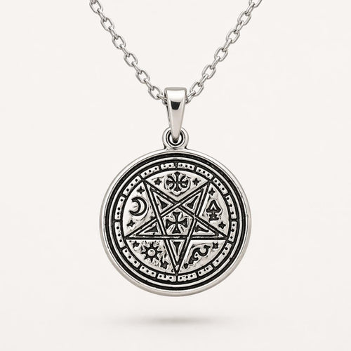 Angel Necklace – Sterling Sliver Witchy, Talisman, Gothic Necklace (4 Designs)