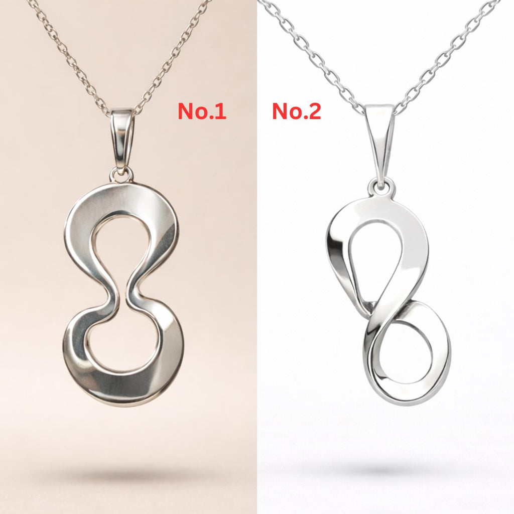 Infinity Freedom Necklace in Sterling Silver – Symbol of Strength & Resilience
