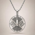 Sterling Silver Rotating Arabic Calligraphy Pendant - Personalized Necklace