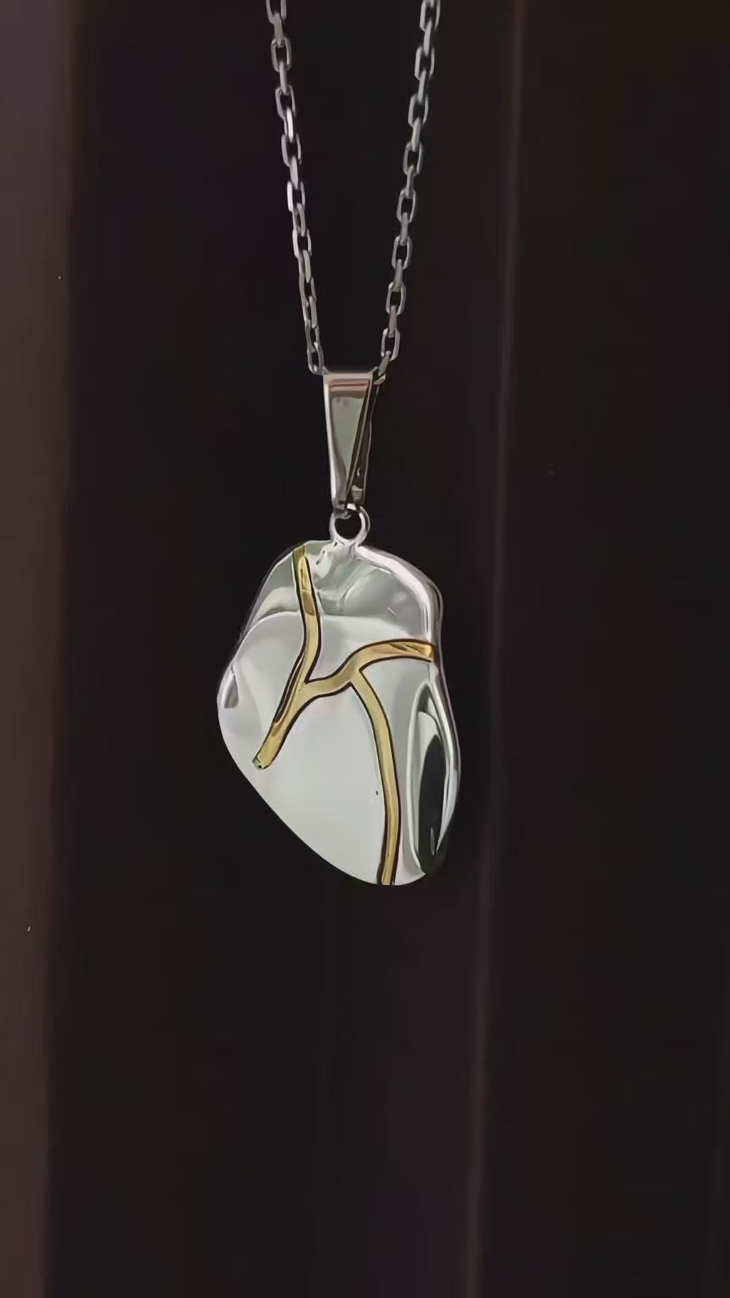 Kintsugi Heart Necklace