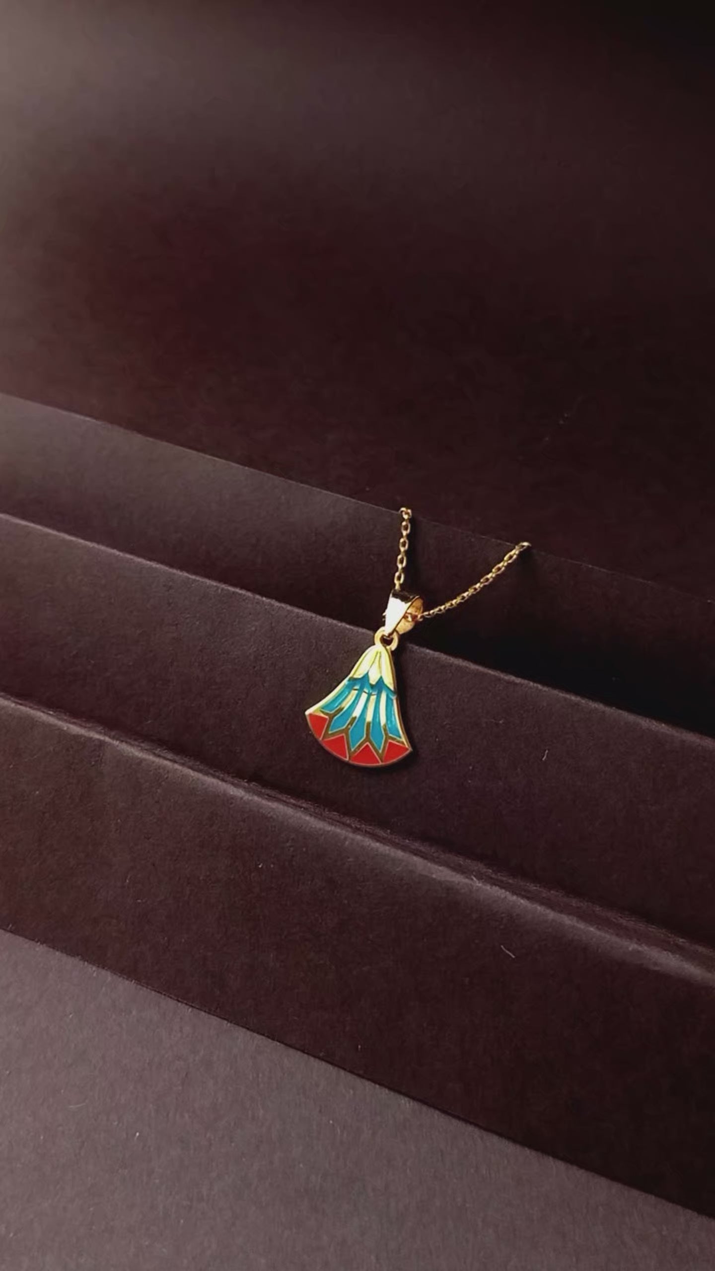 Egyptian Enamel Necklace